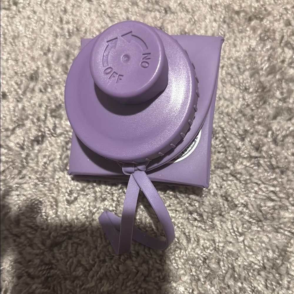 Purple Water Bottle with Twist Cap